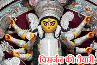 district administration preparation for immersion of Maa Durga idols in Ranchi