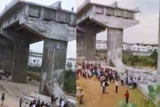 One person dead as portion of under-construction bridge collapses in Palanpur in Gujarat