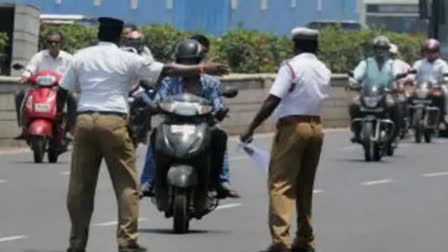 challans issued against vehicles