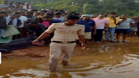 two-boys-who-went-to-wash-buffalo-drewn-in-water-in-tumakuru