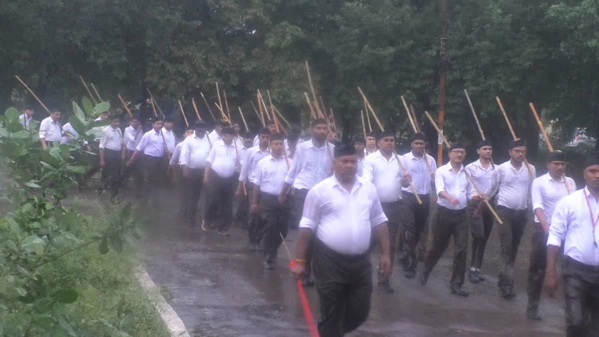 RSS MARCH IN BHILAI