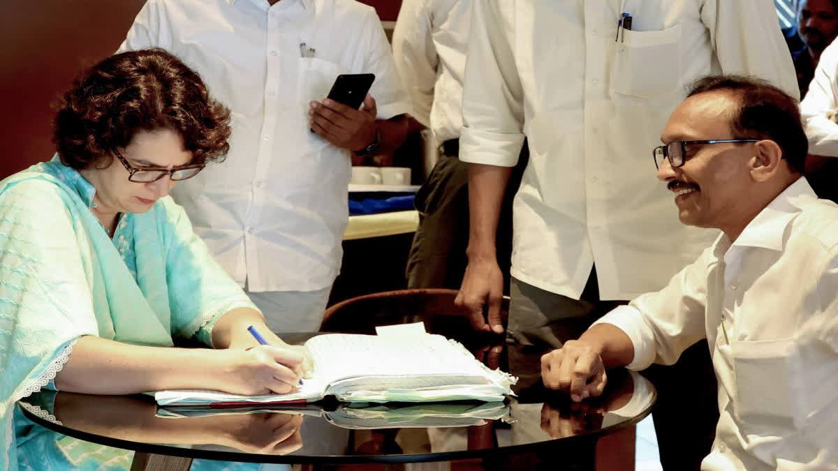 priyanka-gandhi-files-nomination-for-wayanad-bypoll-after-massive-roadshow