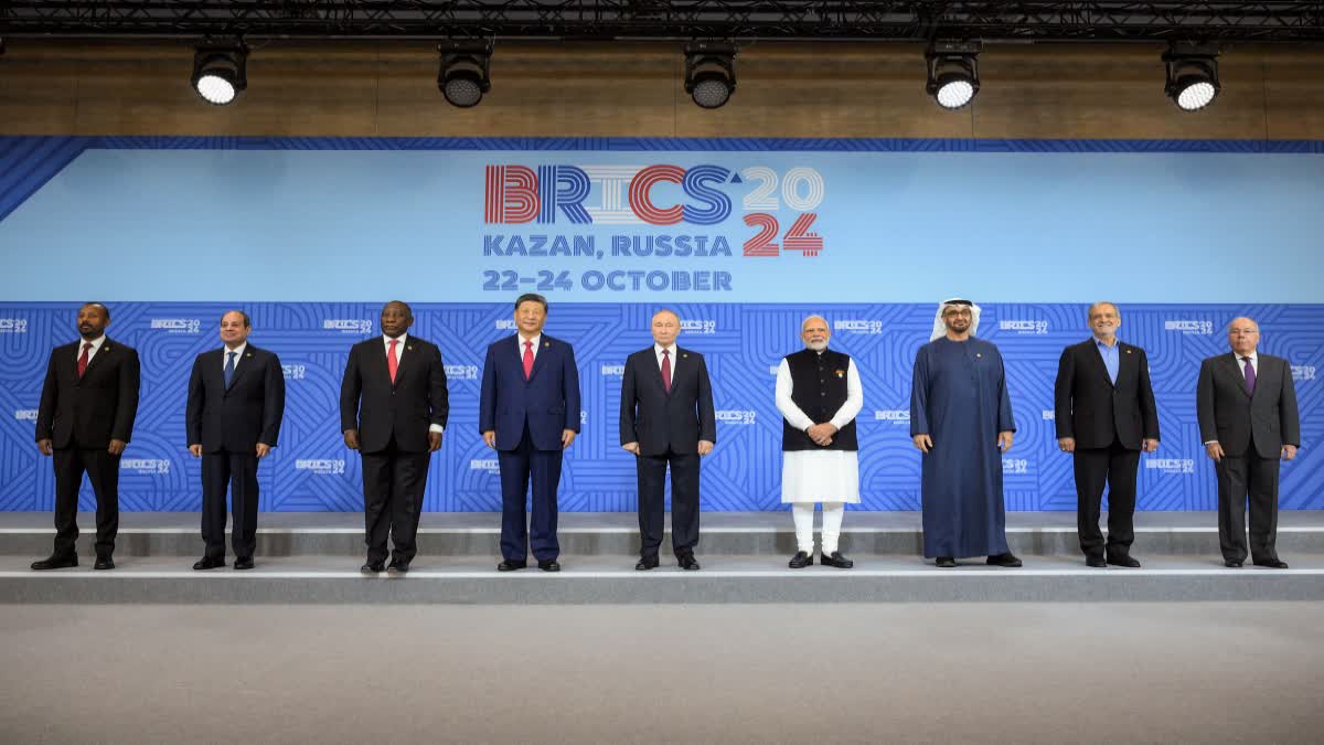 Leaders attending the BRICS summit