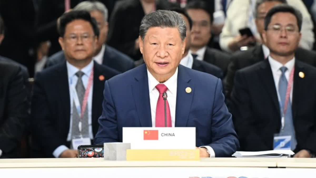 Chinese President Xi Jinping at BRICS 2024, Kazan.