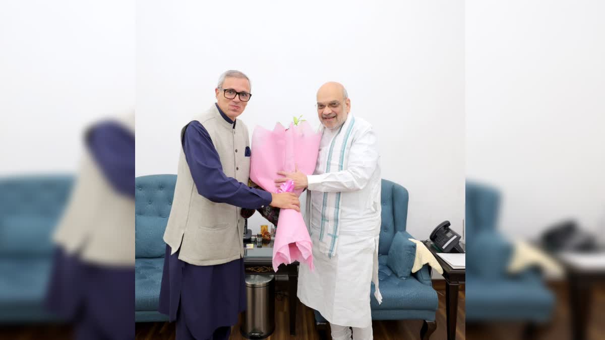 Chief Minister Omar Abdullah met Union Home Minister Amit Shah