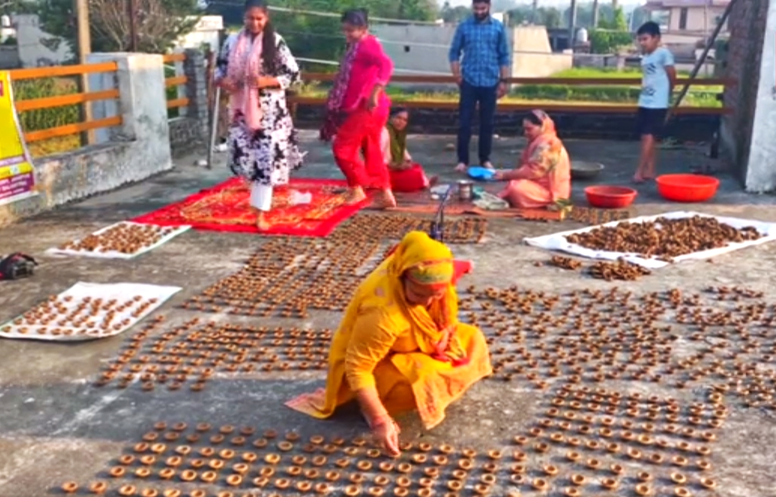 Cow dung diyas