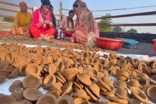 Cow dung diyas