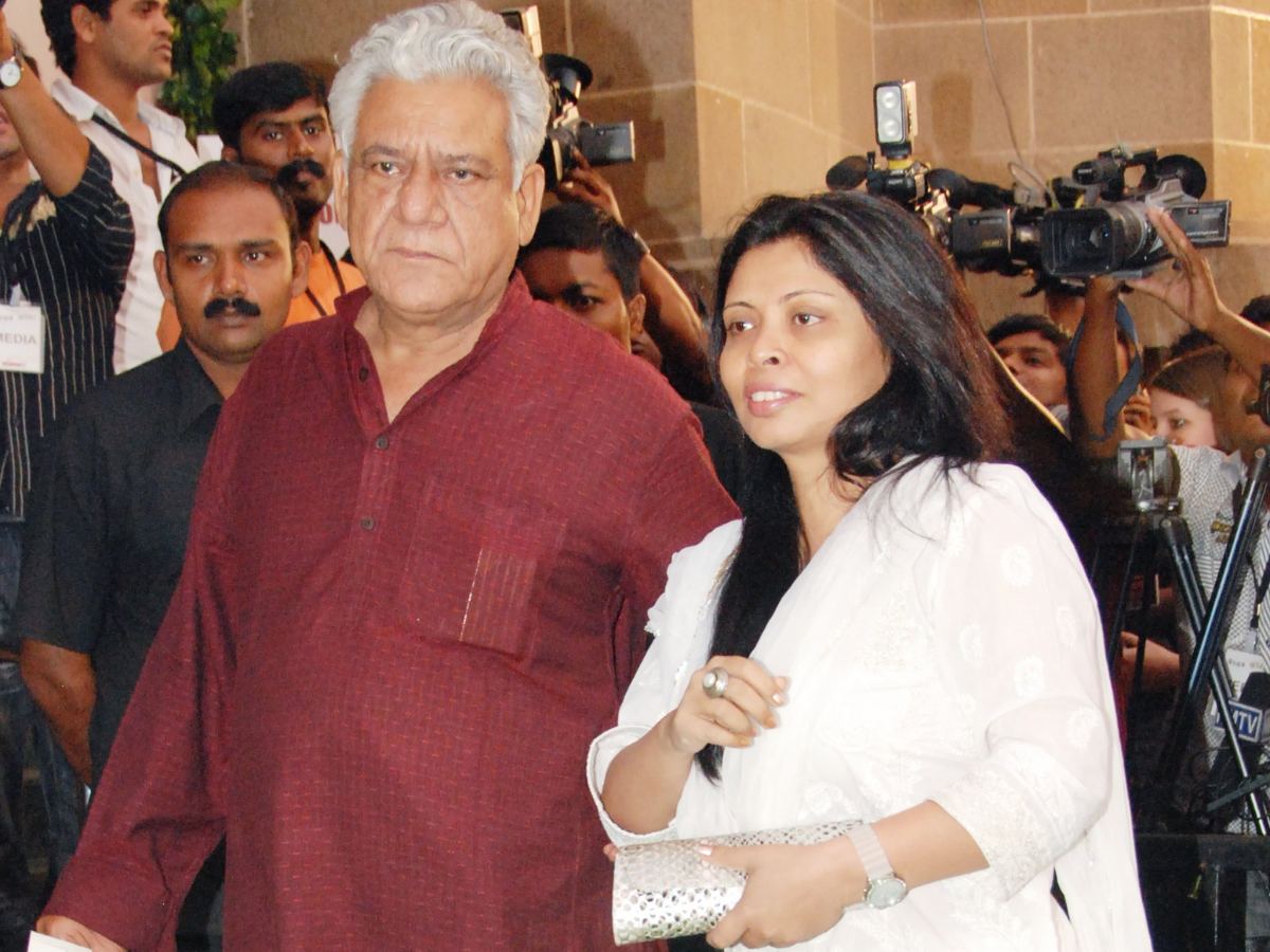 Nandita and Om Puri before they called things off