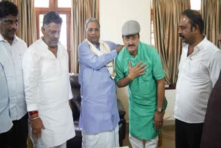 CP Yogeshwar met CM Siddaramaiah and DCM DK Shivakumar