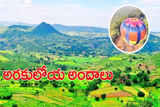 Araku Valley View in Hot Air Balloon