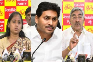 TDP Leaders Fire on Jagan Comments