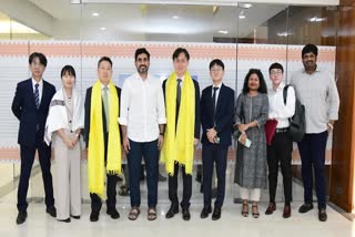 Korean Kexim Bank Representatives met Minister Lokesh