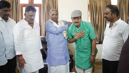 CP Yogeshwar met CM Siddaramaiah and DCM DK Shivakumar