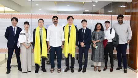 Korean Kexim Bank Representatives met Minister Lokesh