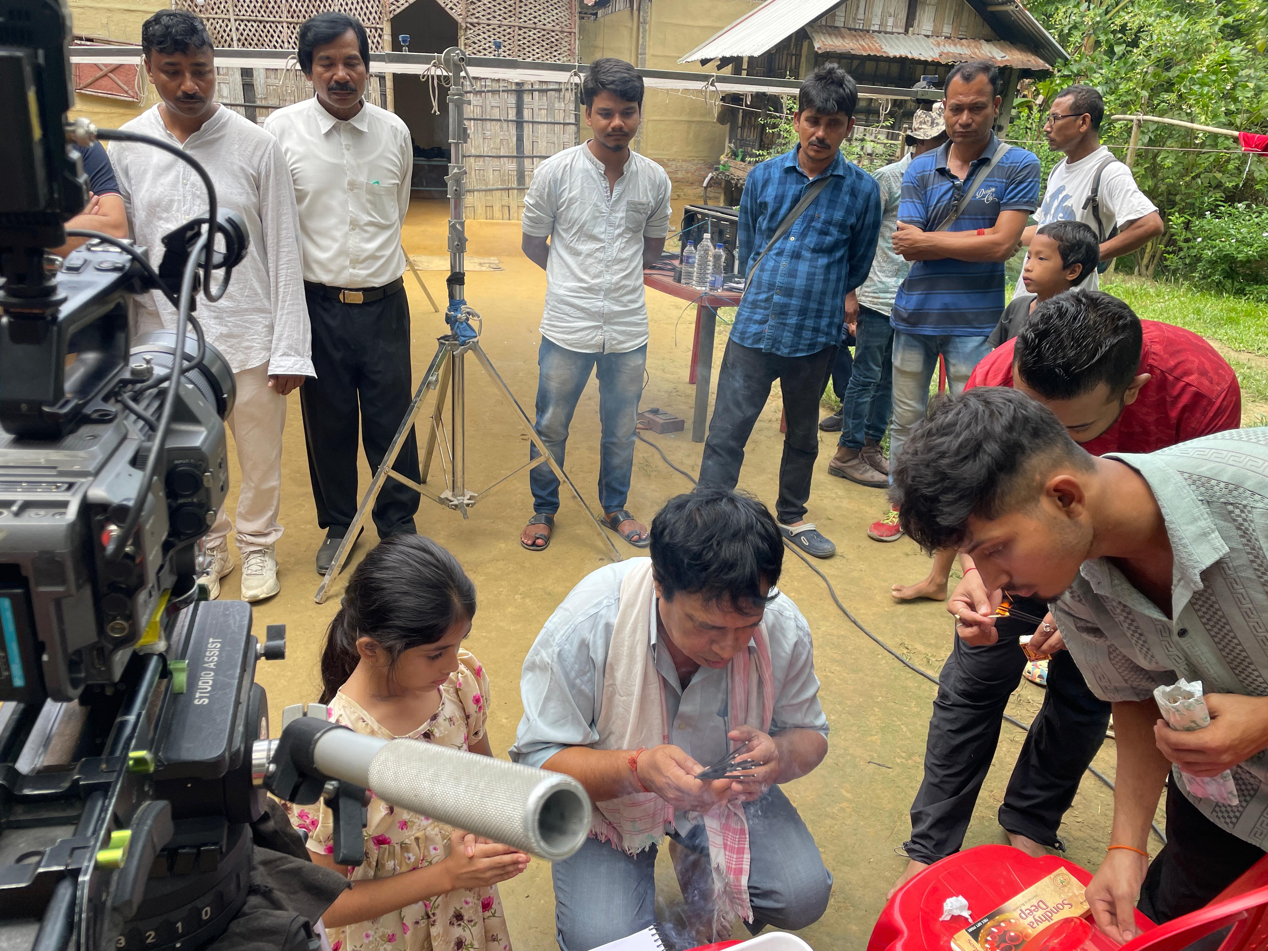 Borluit Productions starts shooting for its first Full-length Assamese film titled dipholu