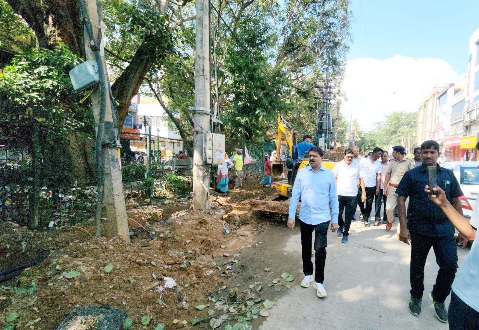 ಮಳೆ ಹಾನಿ ವೀಕ್ಷಿಸಿದ ಸಚಿವ ಬೈರತಿ ಸುರೇಶ್