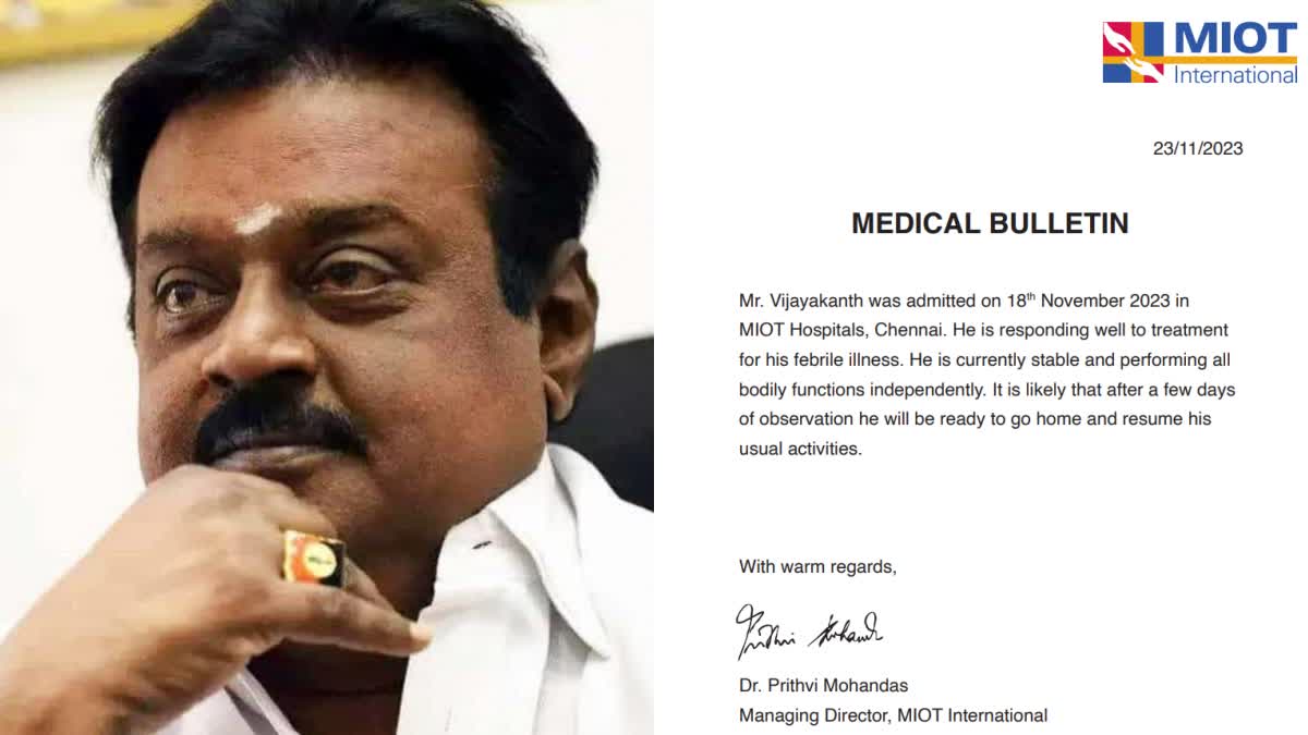 Vijayakanth Health