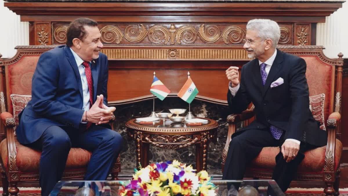 Jaishankar holds talks with Seychelles fm