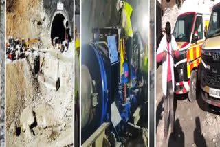 RESCUE WORK CONTINUES ON WAR FOOTING TO RESCUE WORKERS TRAPPED IN UTTARKASHI SILKYARA TUNNEL