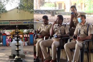 Kodungallur temple and Cochin Devaswom Board issue  Kodungallur temple Ayyappa pilgrim center issue  Ayyappa pilgrim center police demolished  Kodungallur Bhagavathy temple issue today  Kodungallur Sree Kurumba Bhagavathy temple issue  Cochin Devaswom Board on Kodungallur temple issue  M K Sudarshan on Kodungallur temple issue  കൊടുങ്ങല്ലൂർ ക്ഷേത്രത്തിലെ അയ്യപ്പ വിശ്രമകേന്ദ്രം  കൊടുങ്ങല്ലൂർ ഭഗവതി ക്ഷേത്രം  കൊച്ചി ദേവസ്വം ബോര്‍ഡ്  കൊടുങ്ങല്ലൂർ ക്ഷേത്ര സംരക്ഷണ സമിതി  അയ്യപ്പ വിശ്രമകേന്ദ്ര പന്തൽ പൊലീസ് പൊളിച്ചു  കൊടുങ്ങല്ലൂർ ഭഗവതി ക്ഷേത്രത്തിലെ വിശ്രമകേന്ദ്രം