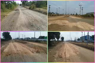 ycp_leaders_repairing_roads_for_bus_yatra_in_vizianagaram_district