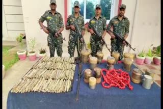 police_seized_maoist_dump_in_andhra_odisha_boarder