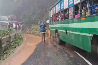 heavy rains in the Nilgiris Landslide affects transportation