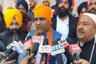 BJP's SC Morcha Punjab General Secretary Amandeep Singh Bhatti paid obeisance at Darbar Sahib