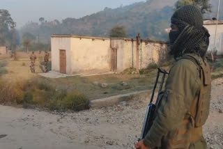 TERRORISTS OPENED FIRE IN RAJOURI TWO SOLDIERS INJURED SECURITY FORCE SEARCH OPERATION ENTERS SECOND DAY