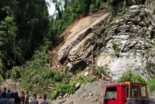 TWO ASSAM LABORS KILLED IN A LANDSLIDE IN MIZORAM BAIRABI SAIRANG RAILWAY CONSTRUCTION SITE