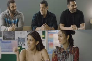 Salman Khan, Arbaaz Khan and Sohail Khan discussed their school days with the cast of Farrey