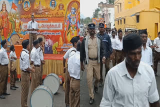 in Shenkottai raising slogans in violation of restrictions in the RSS rally Police registered a case