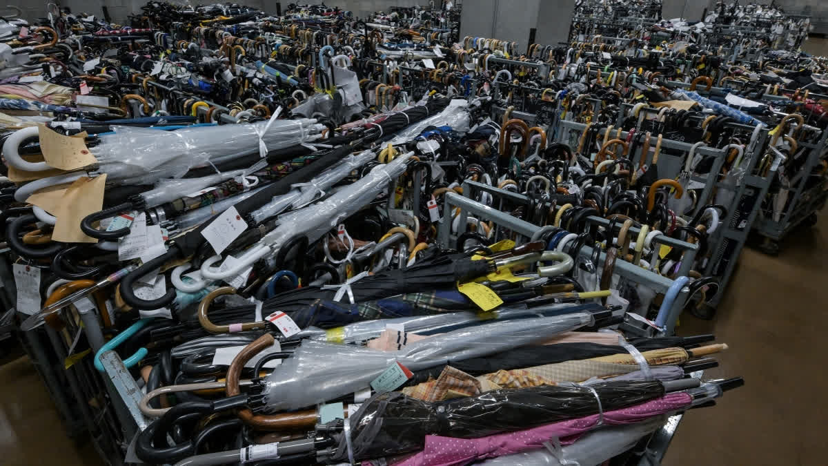 Tokyo Police Care For Lost Umbrellas, Keys, Flying Squirrels