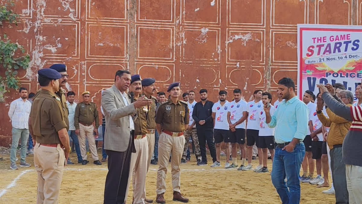 Public vs Police Volleyball match