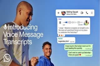 voice note transcription feature