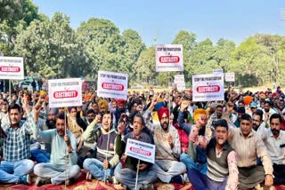 Power Employees Protest In Chandigarh