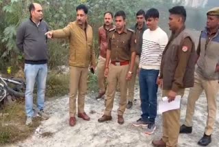 गौ तस्कर से पुलिस की हुई मुठभेड़, गोली लगने से घायल