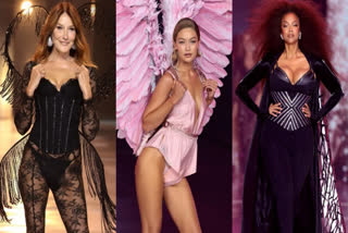 Carla Bruni, Gigi Hadid, and Tyra Banks' hair look at Victoria's Secret Fashion Show in New York