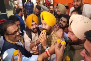 PUNJAB BYPOLL RESULTS AAP WINS 3 SEATS CONGRESS GETS ONE HARDEEP SINGH DHILLON IN GIDDERBAHA