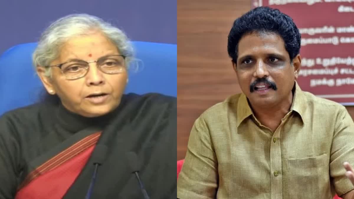 Venkatesan MP requested to withdraw Nirmala Sitharaman misleading statement