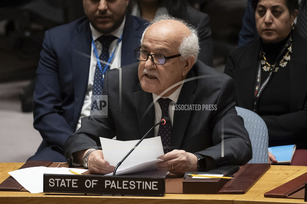اقوام متحدہ میں فلسطینی ایلچی ریاض منصور