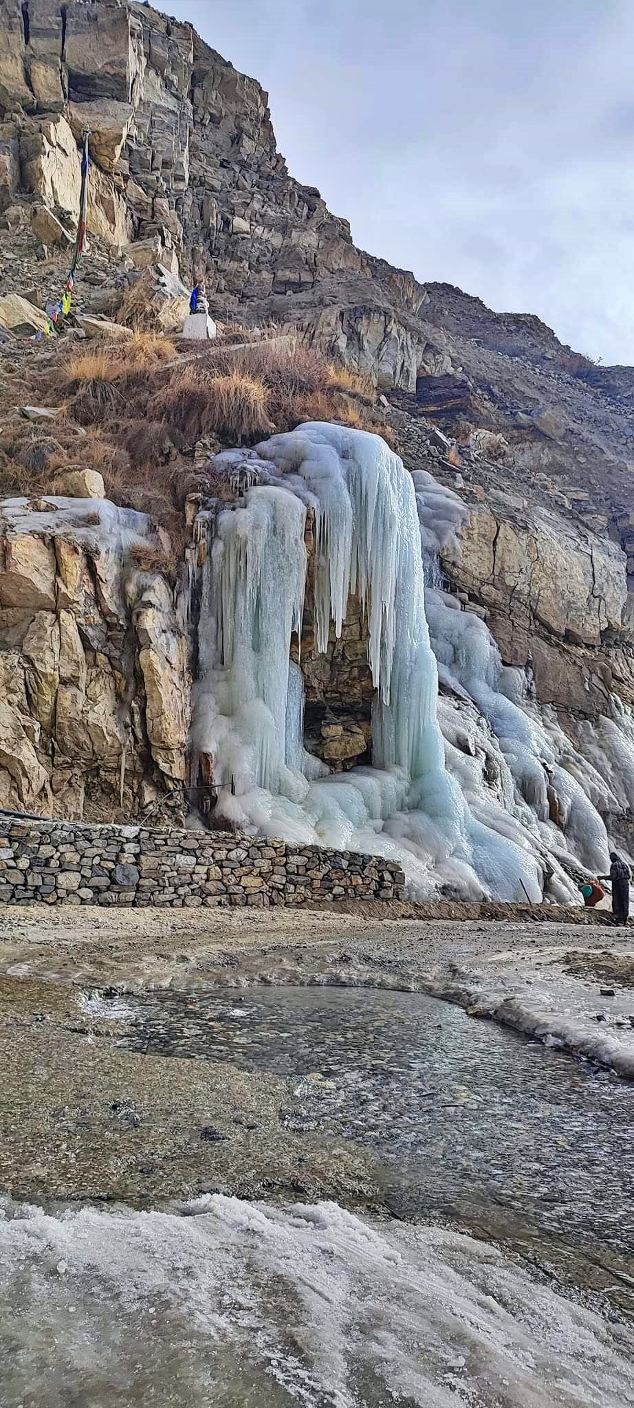 Snowfall in Lahaul Valley