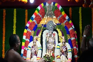 vaikunta ekadasi sorgavasal thirappu at paravasudeva swamy temple in Dharmapuri