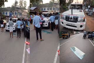 Police Jeep Attack Chalakkudy  Police Jeep attacked In Chalakkudy  SFI DYFI Members Attacked Police Jeep  Chalakkudy Police Jeep Attacked Incident  Police Jeep Attack Incident Accused  പൊലീസ് ജീപ്പ് അടിച്ചുതകര്‍ത്തു  ചാലക്കുടി പൊലീസ് ജീപ്പ് ആക്രമണം  എസ്എഫ്ഐ ഡിവൈഎഫ്ഐ പൊലീസ് ജീപ്പ് ആക്രമണം  ചാലക്കുടി എസ്എഫ്ഐ ഡിവൈഎഫ്ഐ ആക്രമണം  പൊലീസ് ജീപ്പ് തകര്‍ത്ത സംഭവംട