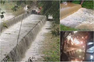 avudaiyanoor villagers celebrates the Padmanaberi pond was filled with wild floods