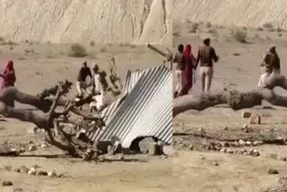 Farmer house demolished in Barmer