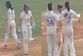 India Women vs Australia Women Test  INDW vs AUSW Only Test Day 3 Highlights  Harmanpreet Kaur  India Women Cricket team  India vs Australia Women Highlights  ഇന്ത്യന്‍ വനിത ക്രിക്കറ്റ് ടീം  ഹര്‍മന്‍പ്രീത് കൗര്‍  ഇന്ത്യ vs സ്‌കോര്‍ അപ്‌ഡേറ്റ്‌സ്  ഇന്ത്യ vs ഓസ്‌ട്രേലിയ വനിത ടെസ്റ്റ്