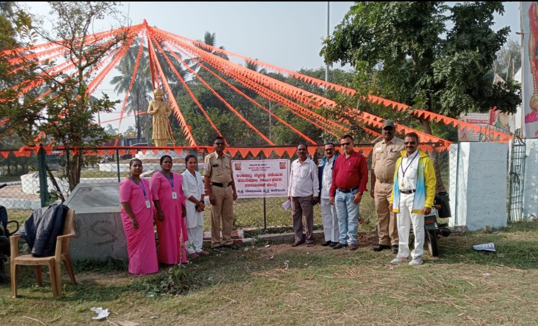 All preparation for hanumamala immersion at anjanadri hill