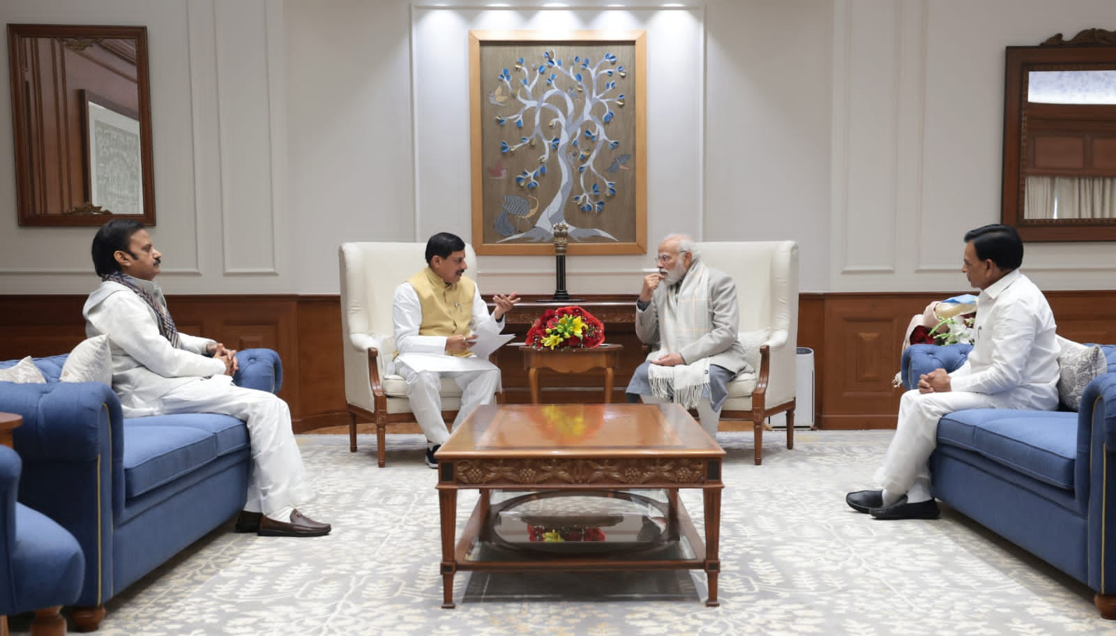 CM Mohan Yadav met PM Narendra Modi