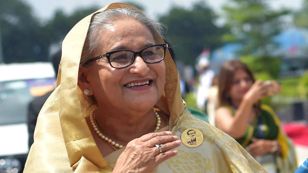 SHEIKH HASINA  INDIA BANGLADESH  BANGLADESH PROTEST  ഷേഖ് ഹസീന ബംഗ്ലാദേശ്